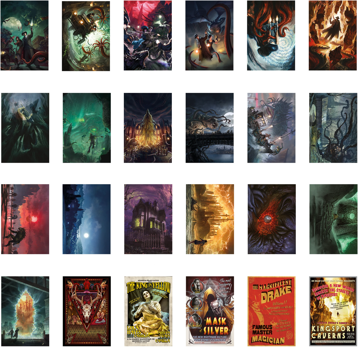 Art of Arkham Horror Poster Book by Aconyte Books