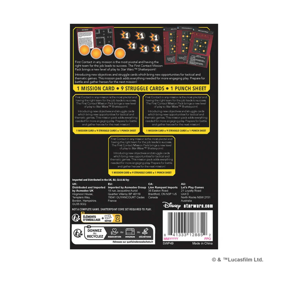 Star Wars Shatterpoint First Contact Mission Pack Miniature Game by Atomic Mass 2