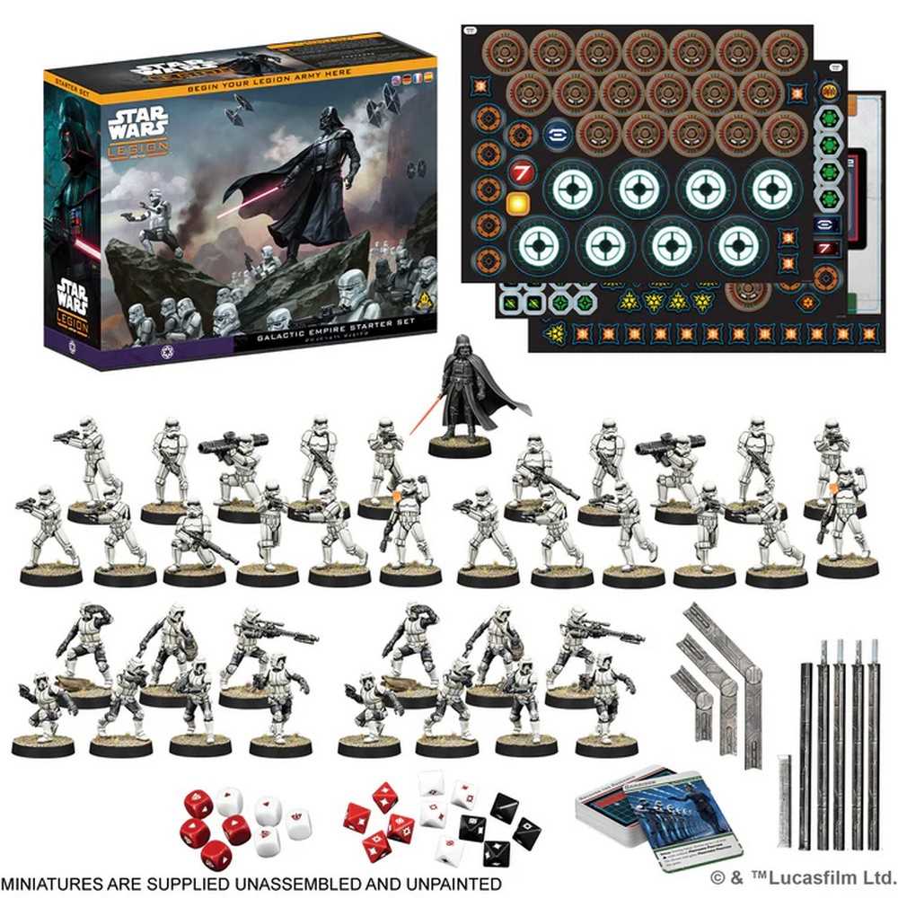 Star Wars Legion Galactic Empire Starter Set Board Game by Atomic Mass 6
