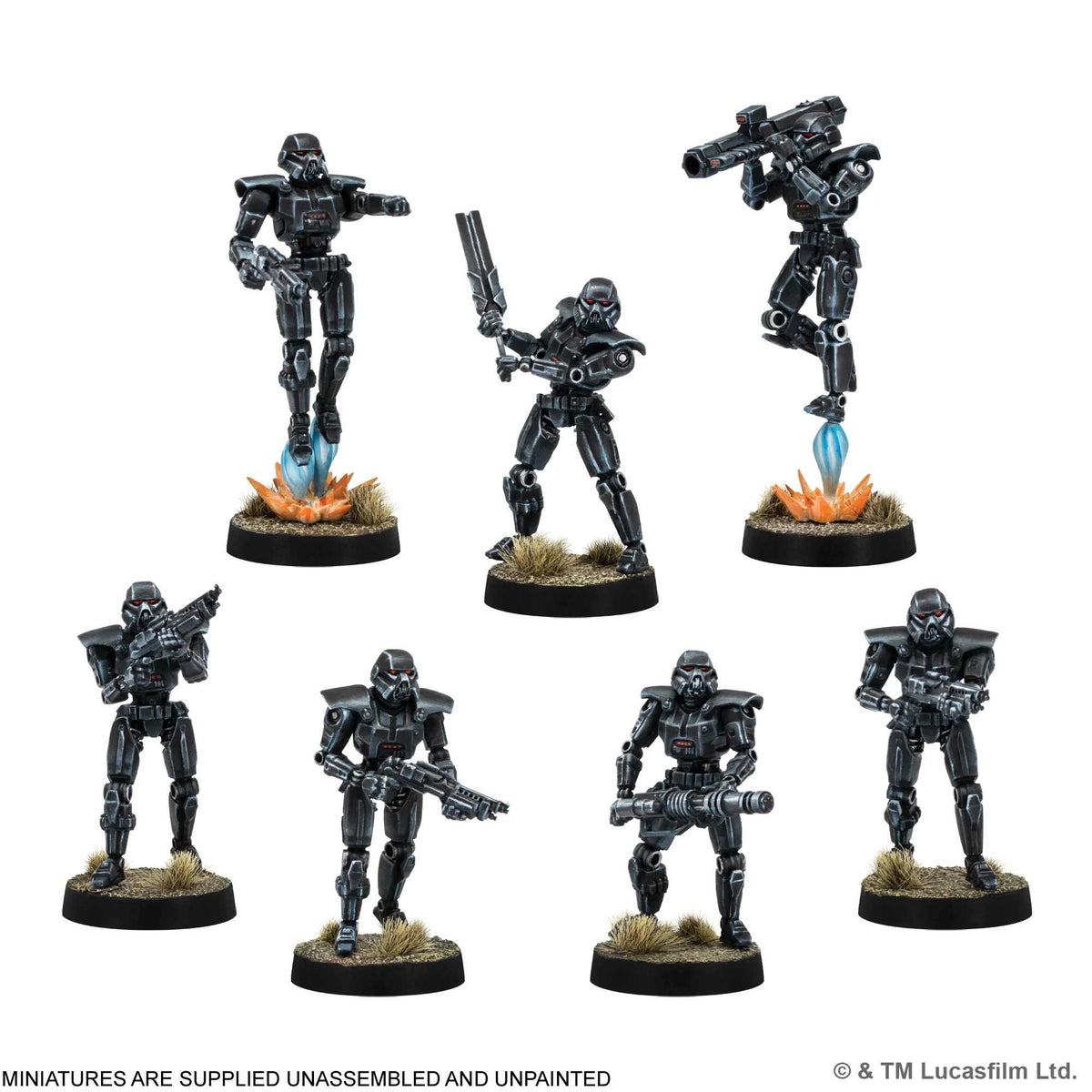 Star Wars Legion Dark Troopers Unit Expansion Board Game by Atomic Mass 3