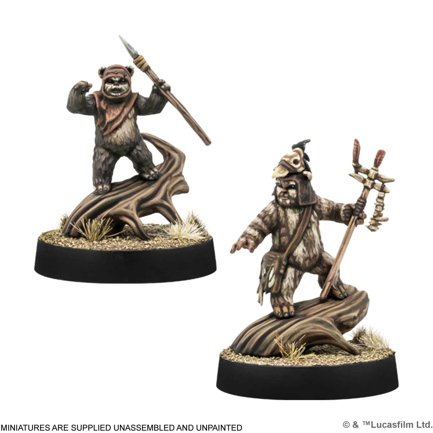 Star Wars Legion Logray and Wicket Commander Expansion Board Game by Atomic Mass 3