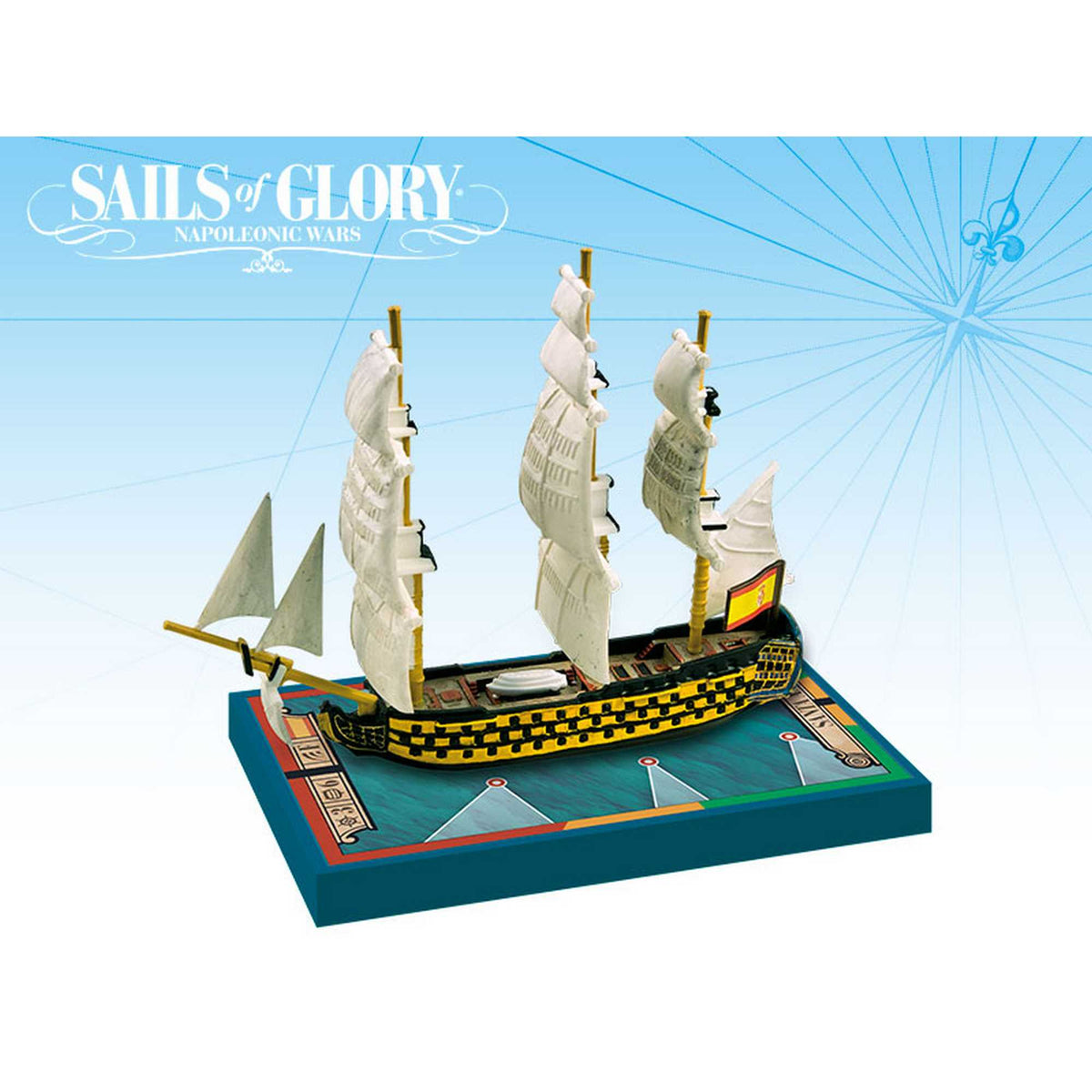 Sails of Glory Ship Pack Santa Ana 1784 Mejicano 1786 Board Game 1