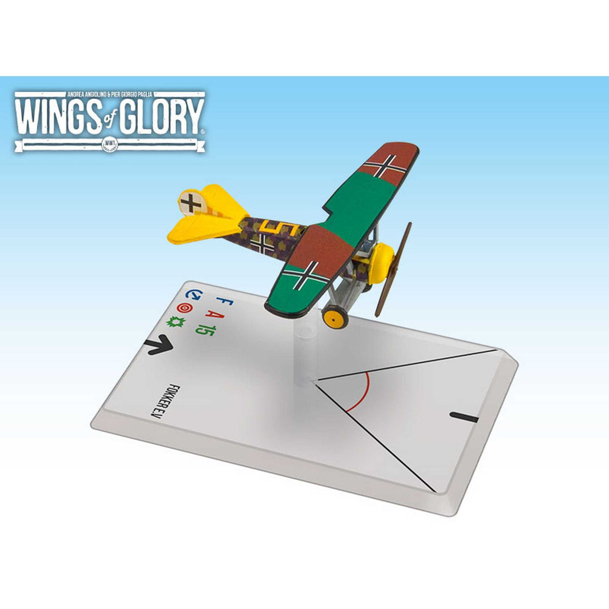 Wings of Glory WWI Fokker E V Sharon Board Game by Ares Games 1