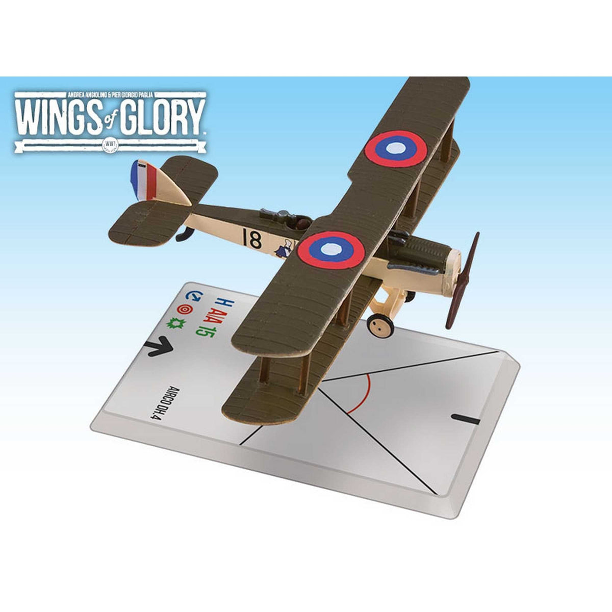 Wings of Glory WWI Airco DH 4 50TH Squadron AEF Board Game 1