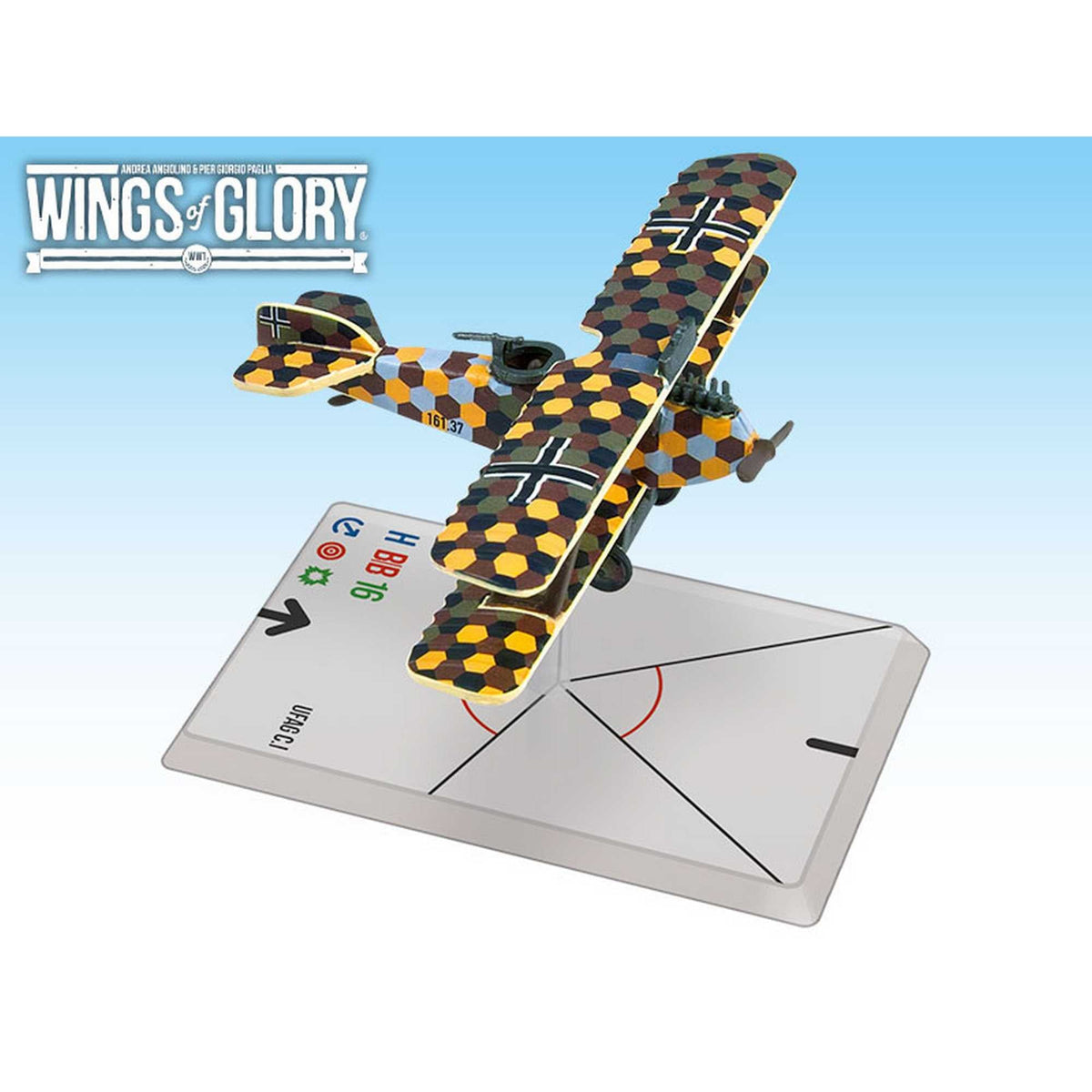 Wings of Glory WWI Ufag C I 161 37 Board Game by Ares Games 1