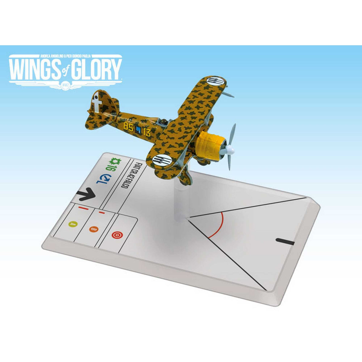 Wings of Glory Wwii Fiat CR 42 Falco Gorrini Board Game by Ares Games 1