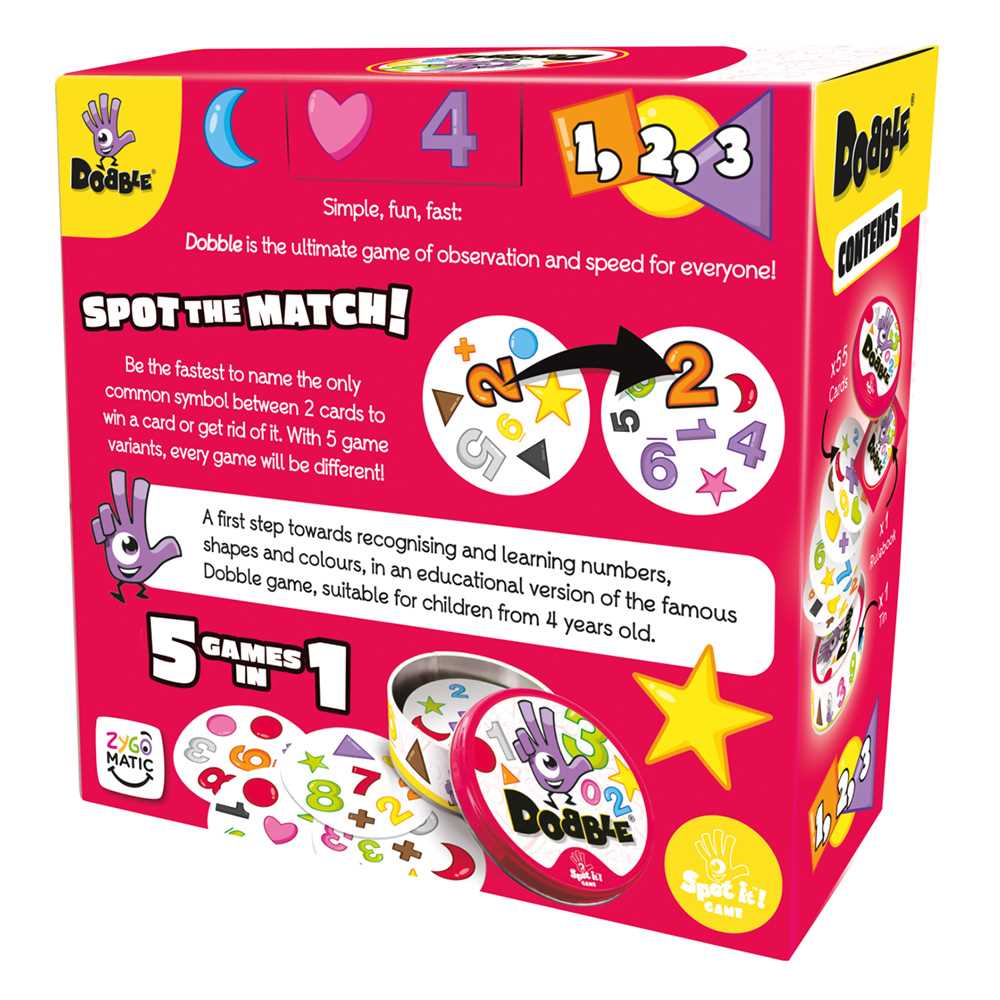 Dobble 123 Card Game for Kids 5