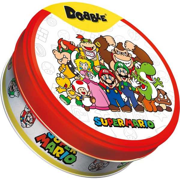 Dobble Super Mario Family Card Game Ages 6+ Spot It