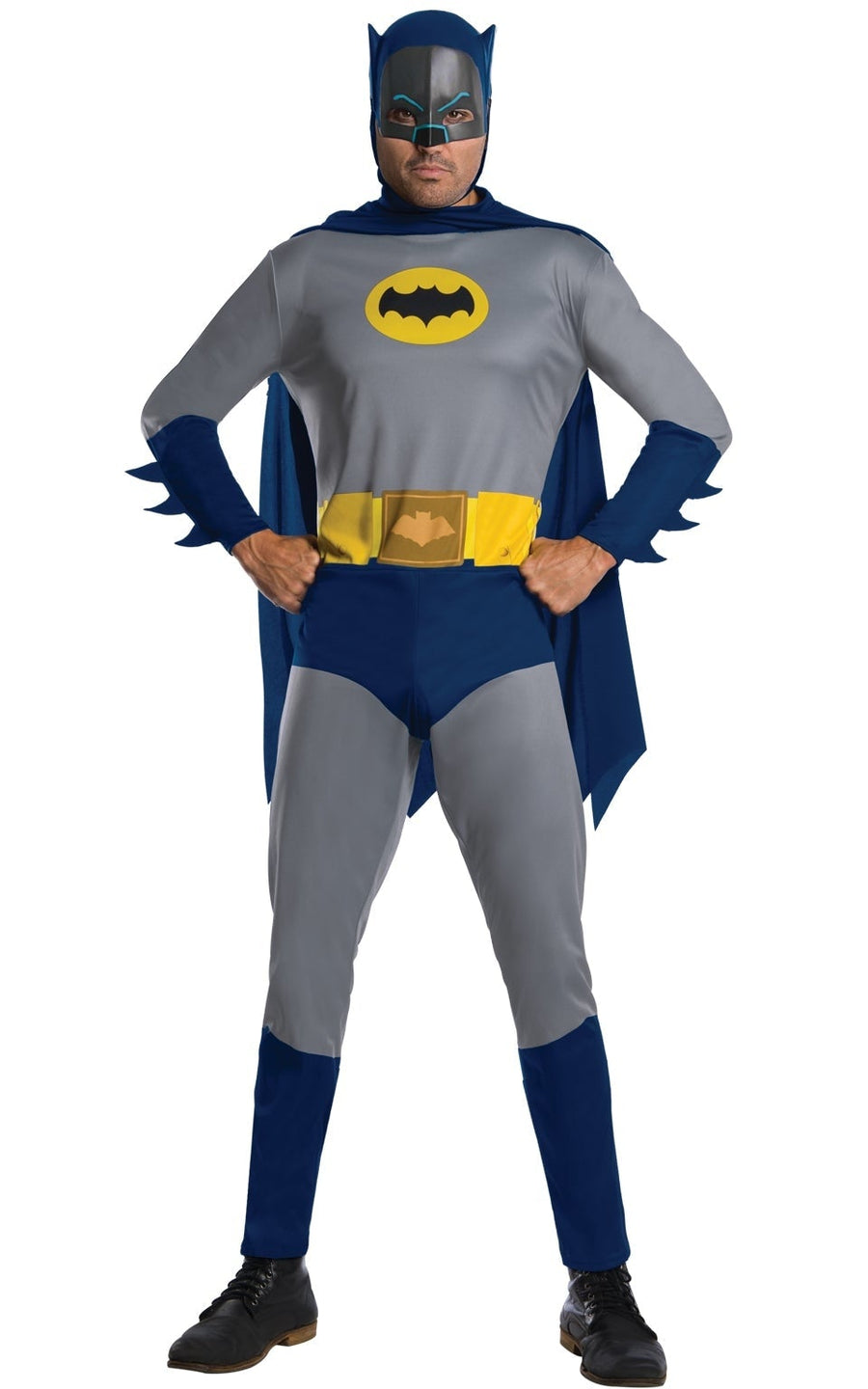 Adam West Batman Costume 1966 Classic TV Super Hero Suit_1