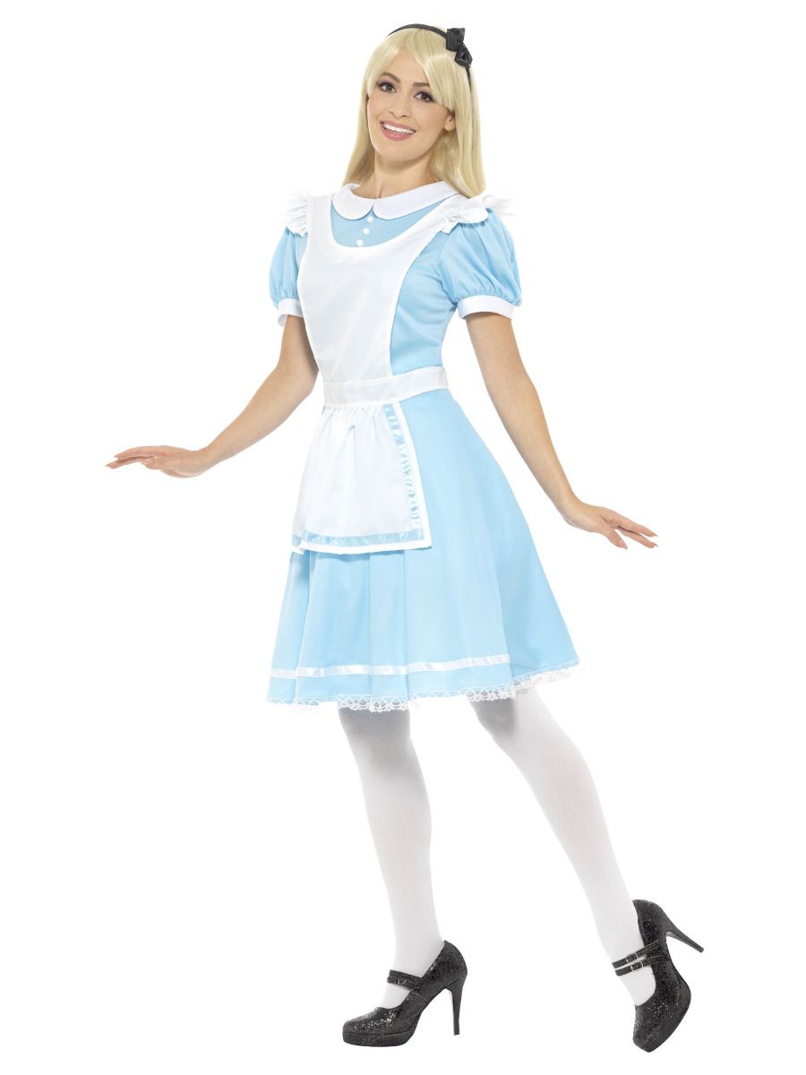 Alice In Wonderland Princess Costume Adult Blue Dress_3