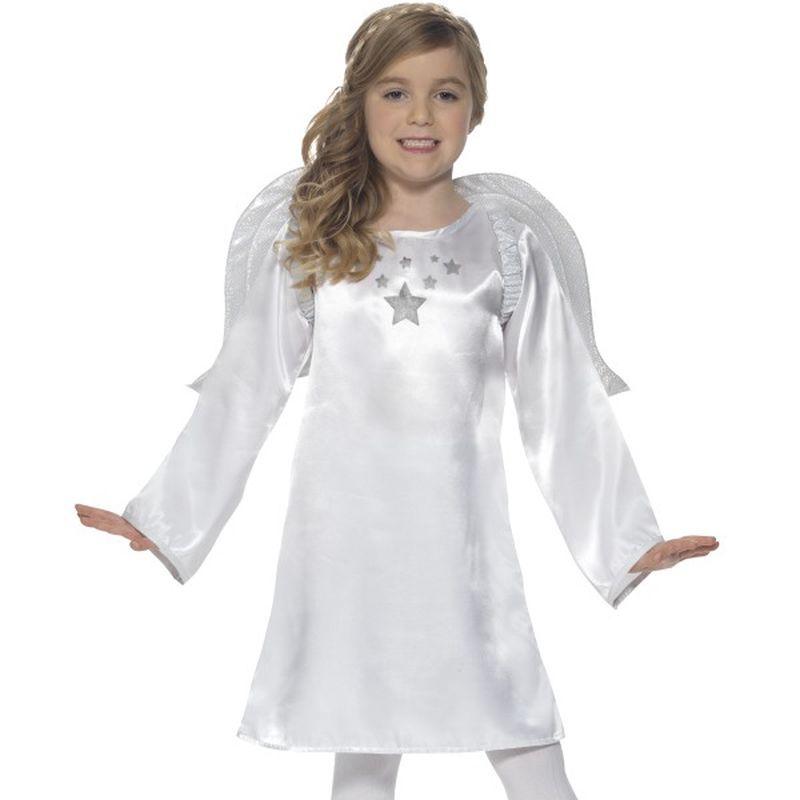 Angel Costume Kids White Dress_1