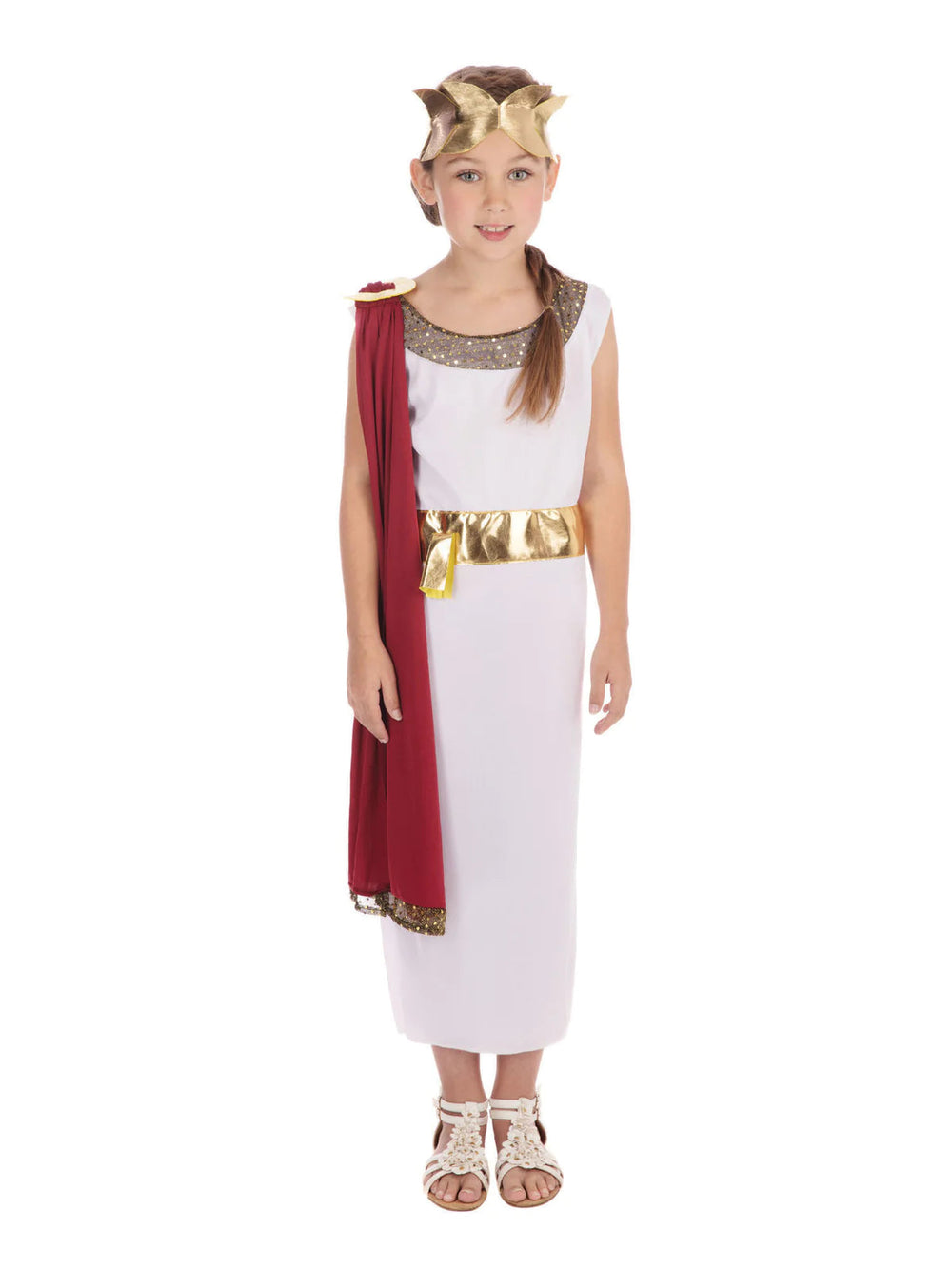 Athena Goddess Girls Costume White Toga_2
