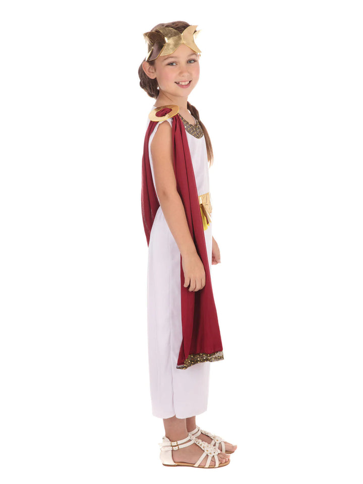 Athena Goddess Girls Costume White Toga_3