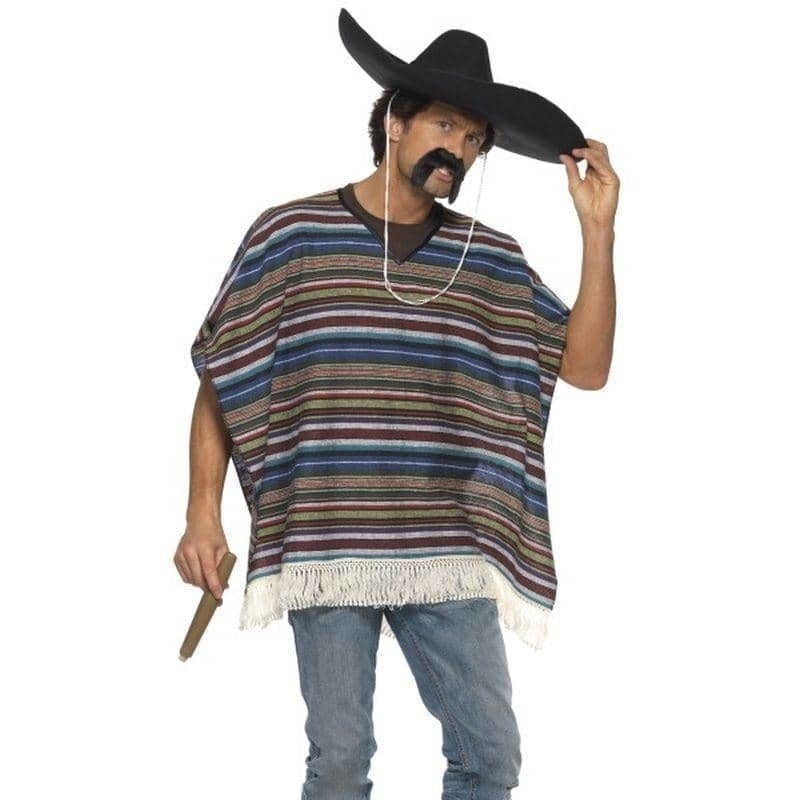 Authentic Looking Poncho Adult_1