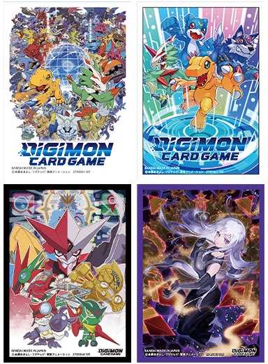Digimon Card Game: Official Sleeve 2025 Version 2.0 (4 Kinds Assortment) 1