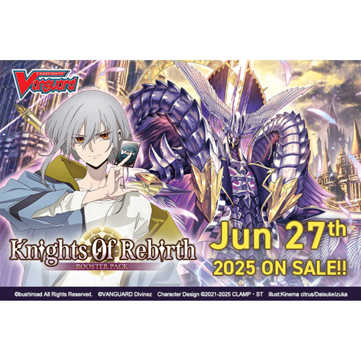 CFV Booster Pack Knights 0f Rebirth 16 Trading Card Game by Bushiroad 1