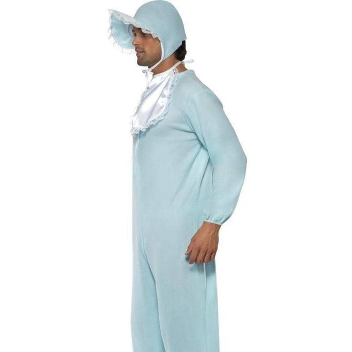 Baby Boy Romper Costume Adult Blue Jumpsuit_4