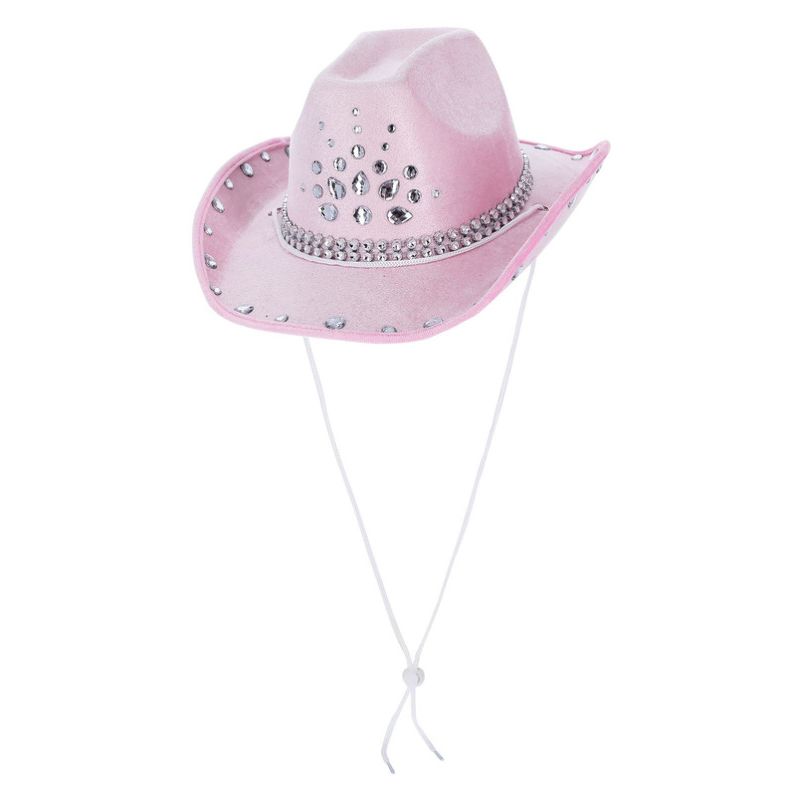 Baby Pink Rhinestone Cowboy Hat Adult Baby Pink Rhinestone Cowboy Hat Adult