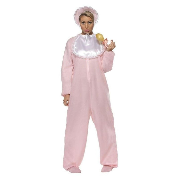 Baby Romper Costume Adult Pink Onesie_2