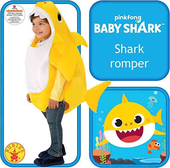 Baby Shark Yellow Costume for Kids_3