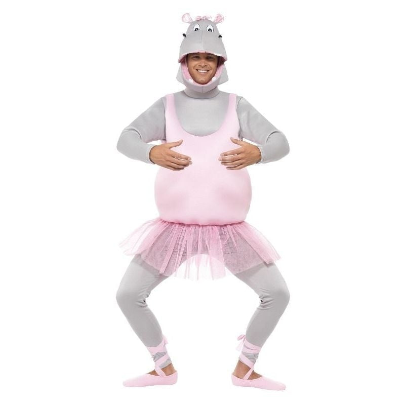 Ballerina Hippo Costume Adult Pink_2