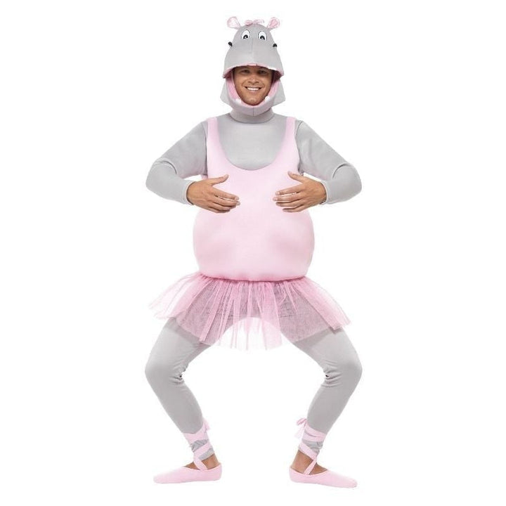 Ballerina Hippo Costume Adult Pink_2
