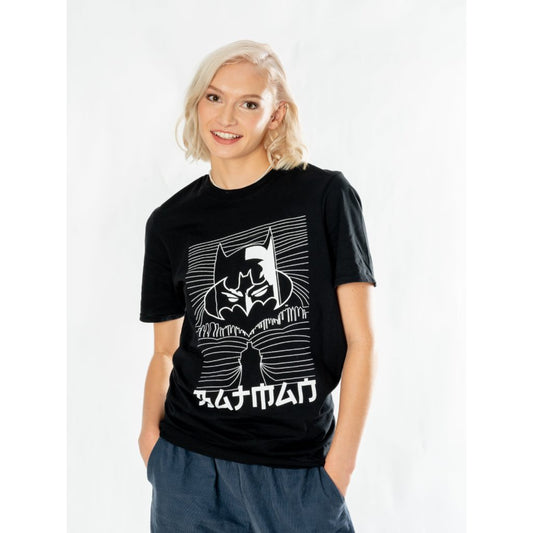 Batman Black Adult Anime City T-Shirt DC 2