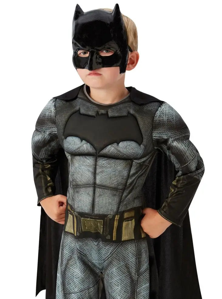 Batman Costume Justice League DC Kids Padded Muscle Batsuit_3
