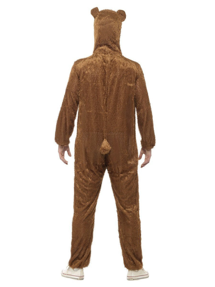 Bear Costume Adult Brown Jumpsuit_5