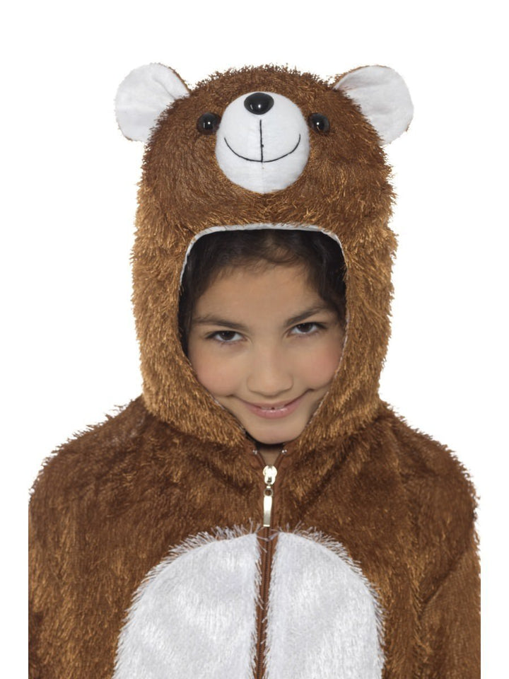 Bear Costume Kids Brown Jumpsuit_2