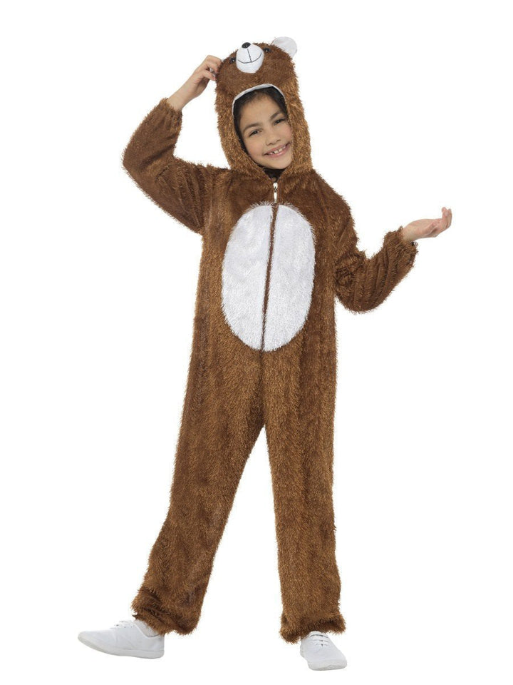 Bear Costume Kids Brown Jumpsuit_3