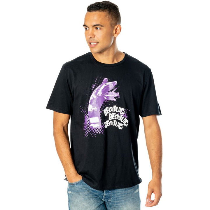 Beetlejuice Adults Unisex Black Sandworm T-Shirt Adult_2