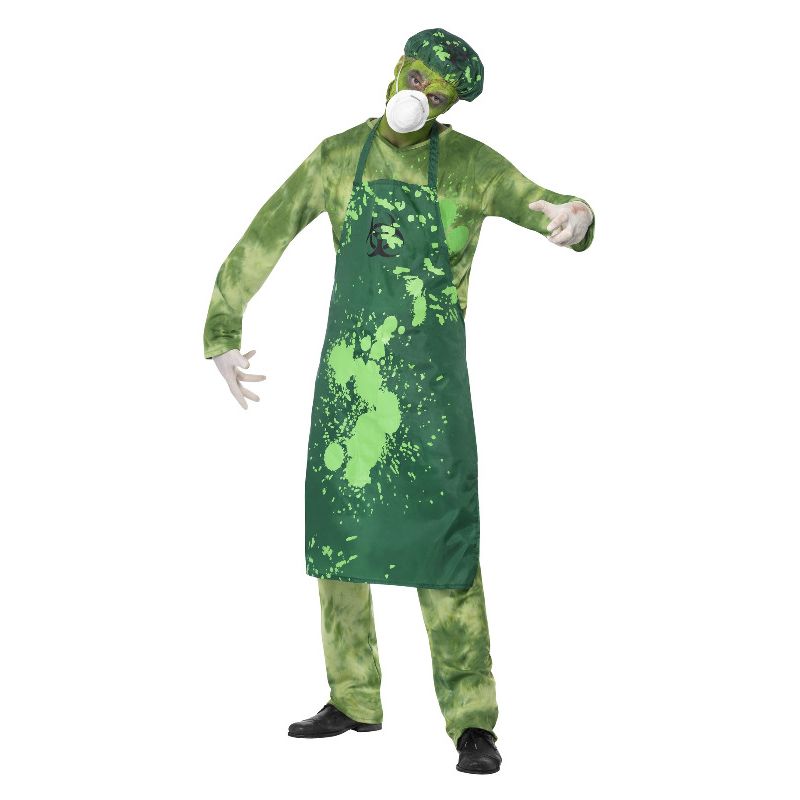Biohazard Male Costume Green Adult_1
