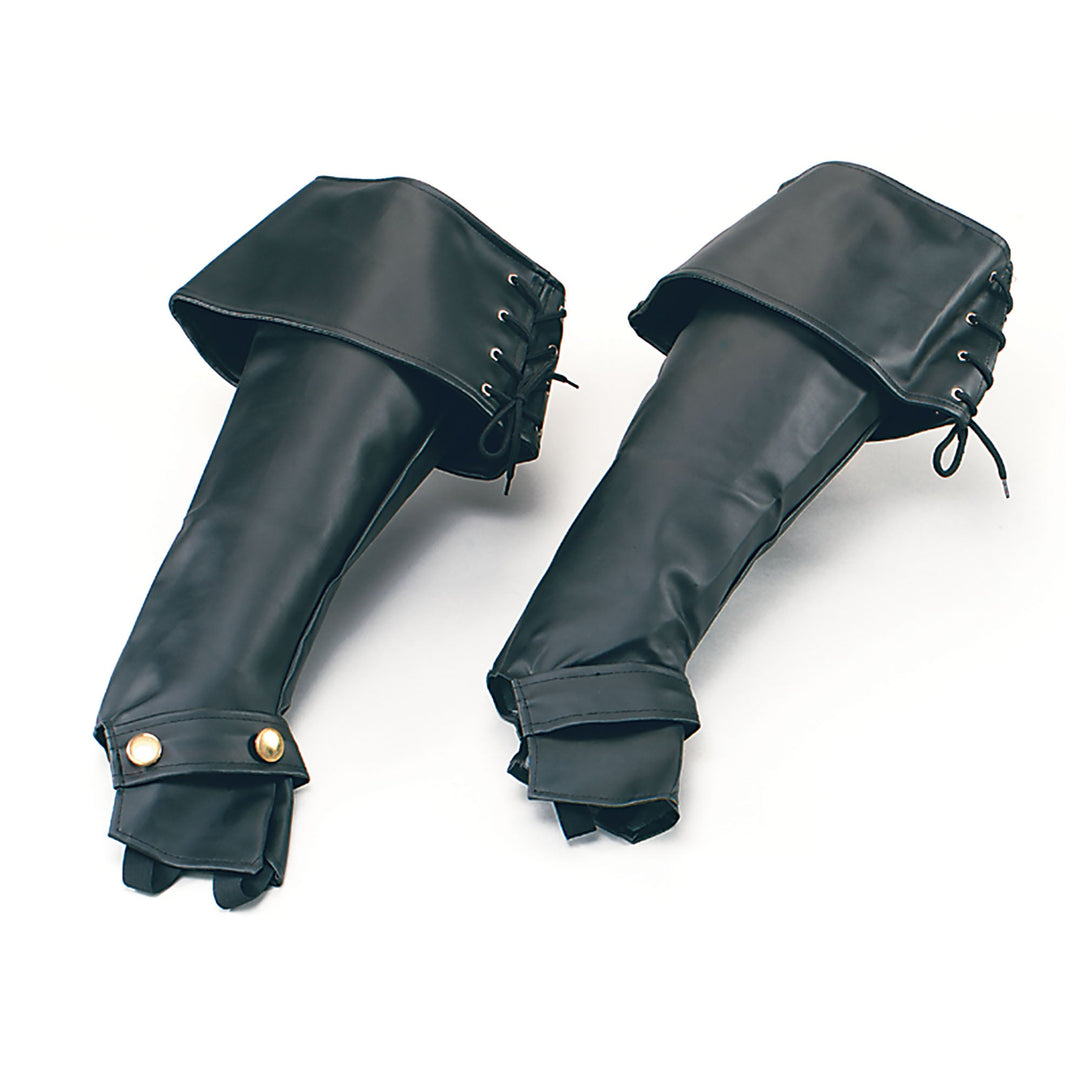 Size Chart Black Boot Tops Costume Accessory