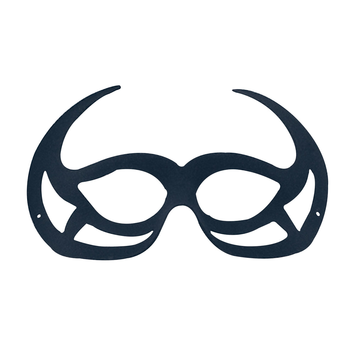 Black Demon Domino Eye Mask Masks Unisex 1