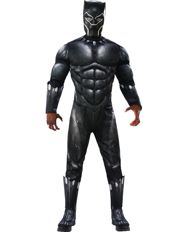 Black Panther Deluxe Mens Muscle Padded Costume_1