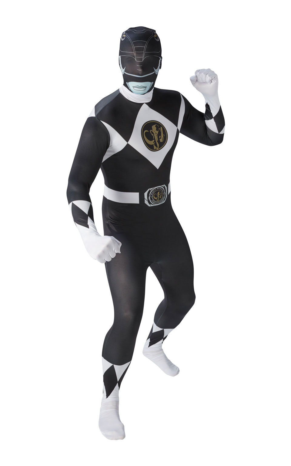 Black Ranger 2nd Skin Mens Power Rangers Costume_1