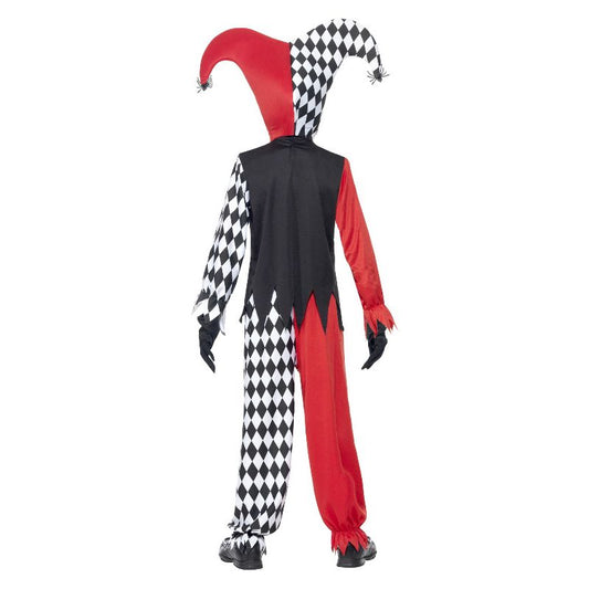 Blood Curdling Jester Costume Black Child 2
