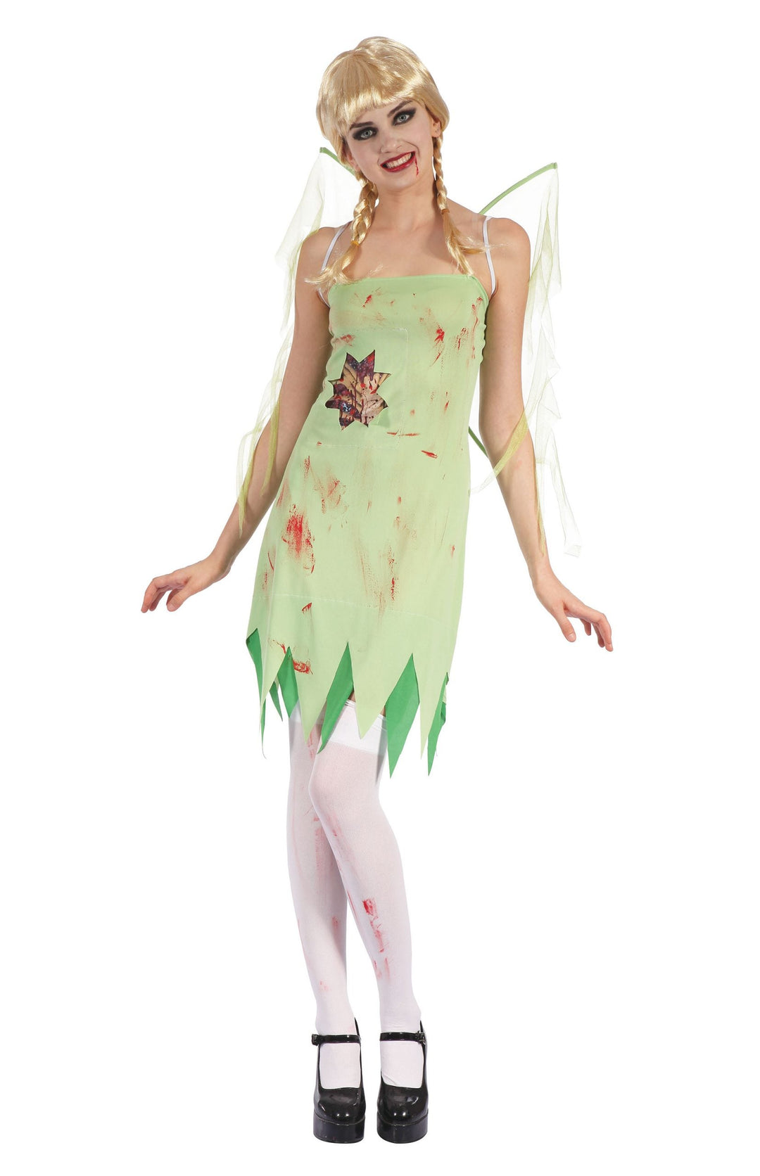 Bloody Fairy Costume With Wings Adult Halloween Tinkerbell_1