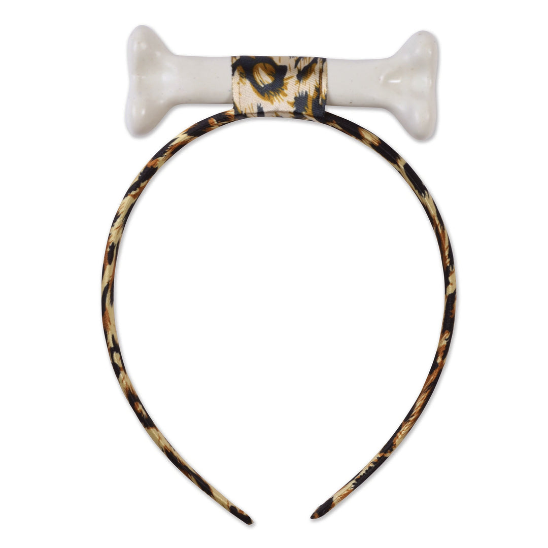 Bone Headband Cavewoman Costume Accessory_1