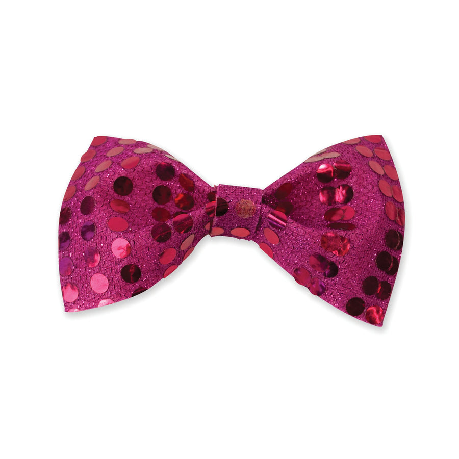 Bow Tie Sequin Pink Costume Accessory_1