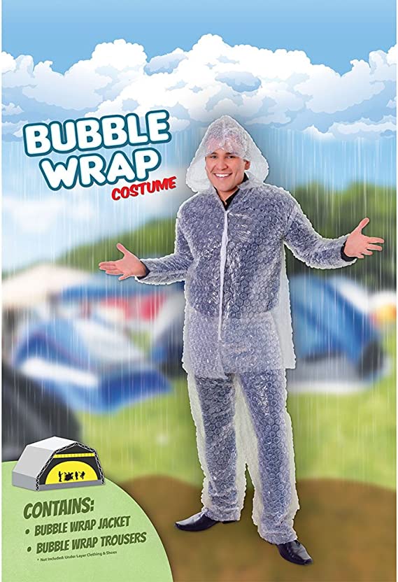 Size Chart Bubble Wrap Costume Adult Festival Dress Up