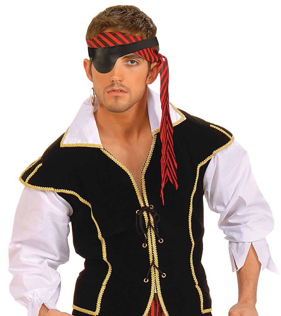 Buccaneer Pirate Eye Patch Miscellaneous Disguises Male_1