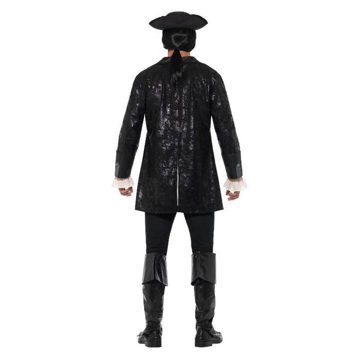 Buccaneer Pirate Jacket Black Adult_2
