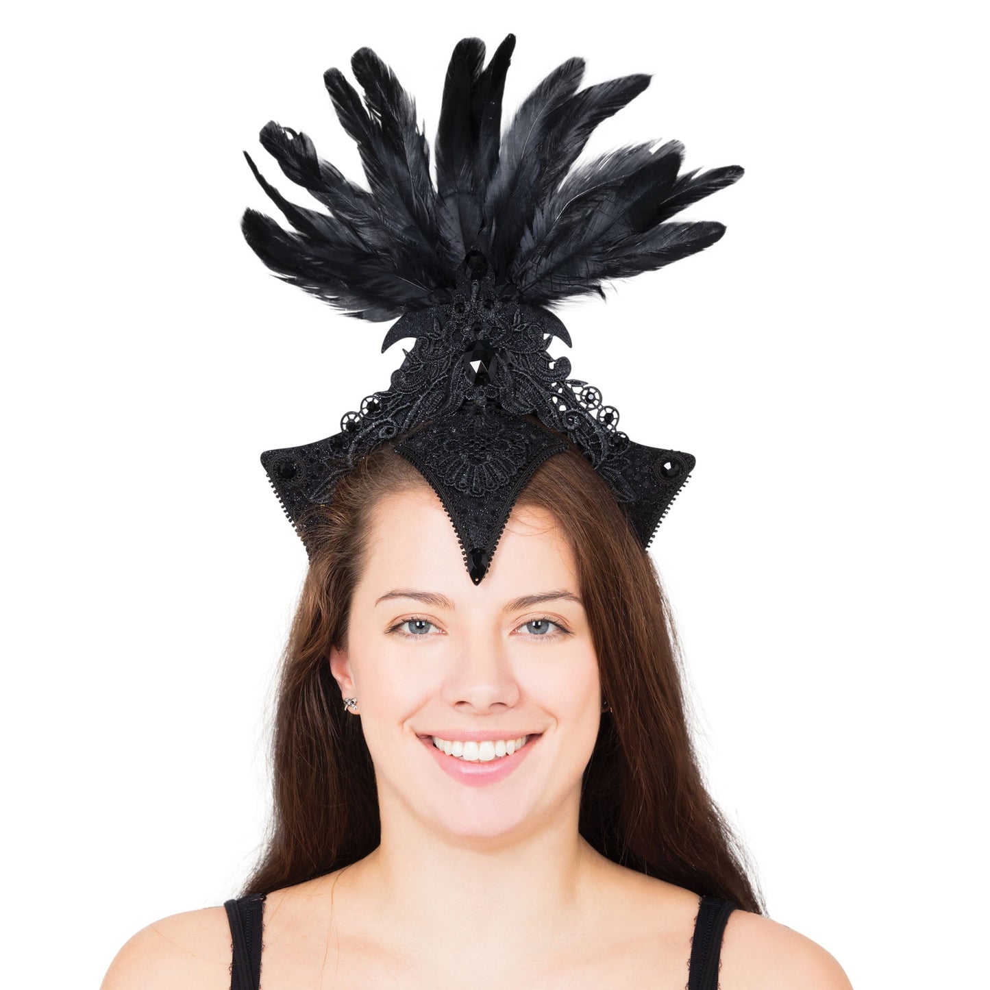 Burlesque Headpiece Black 1