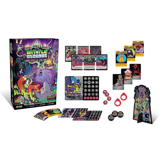 Epic Spell Wars of the Battle Wizards 2 Rumble at Castle Tentakill Board Game by Cryptozoic Entertainment 2