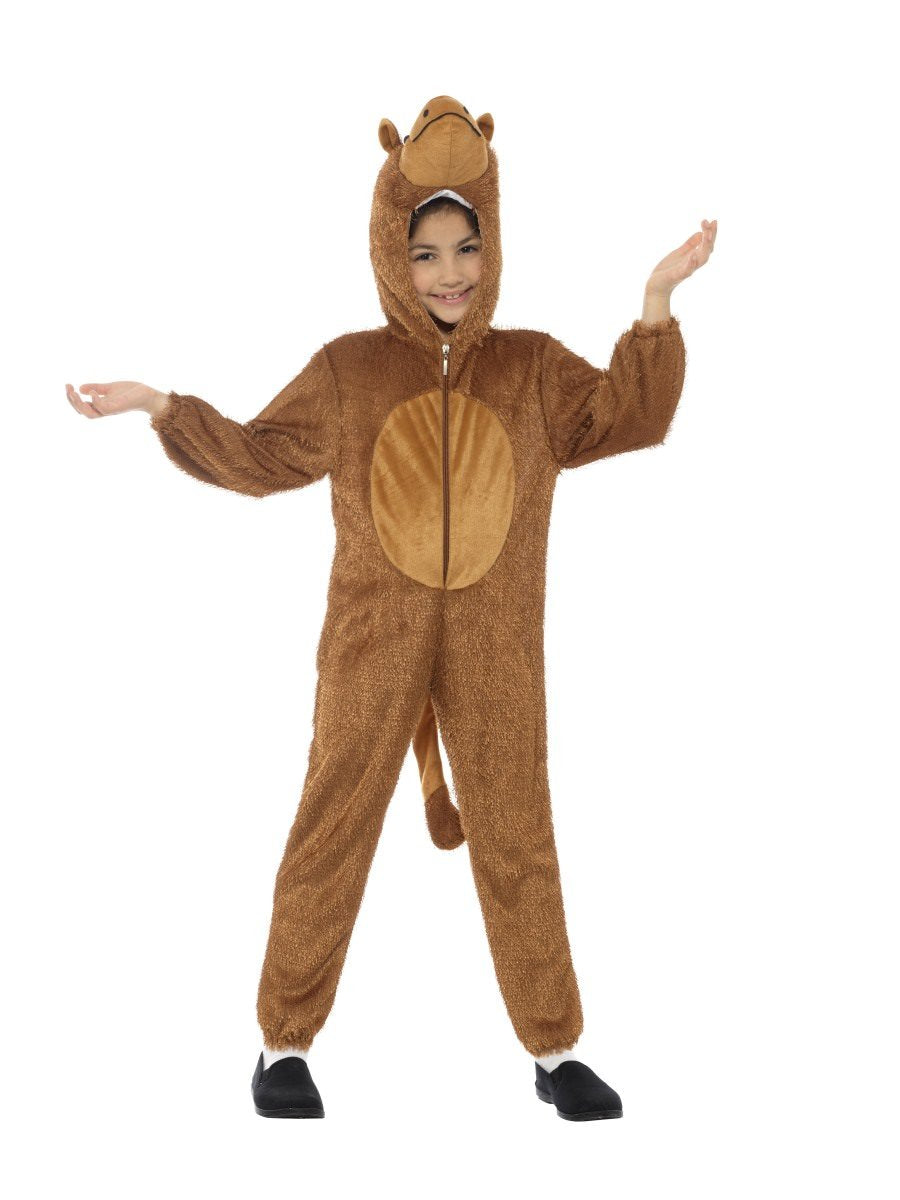 Camel Costume Kids Brown Jumpsuit with Hood_2