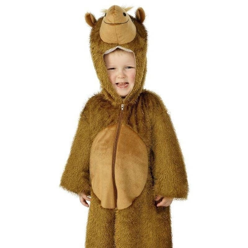 Camel Costume Kids Brown Jumpsuit with Hood_1