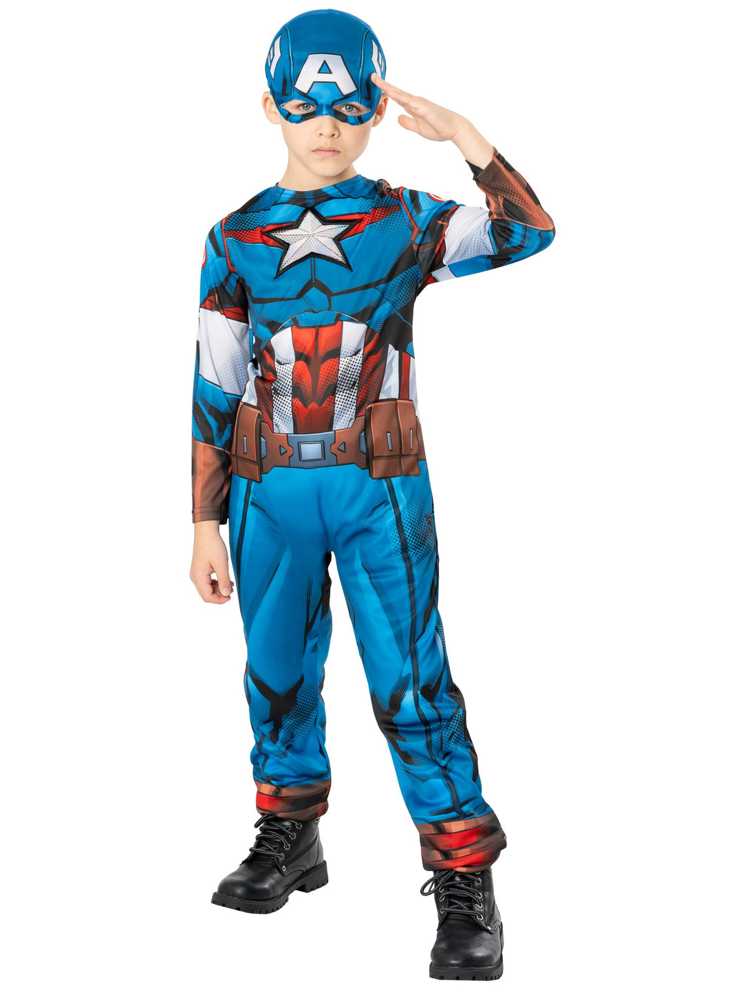 Captain America Costume Kids Green Collection_3