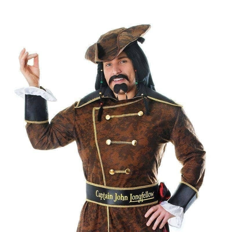 Captain John Longfellow Adult Pirate Costume Captain John Longfellow Adult Pirate Costume